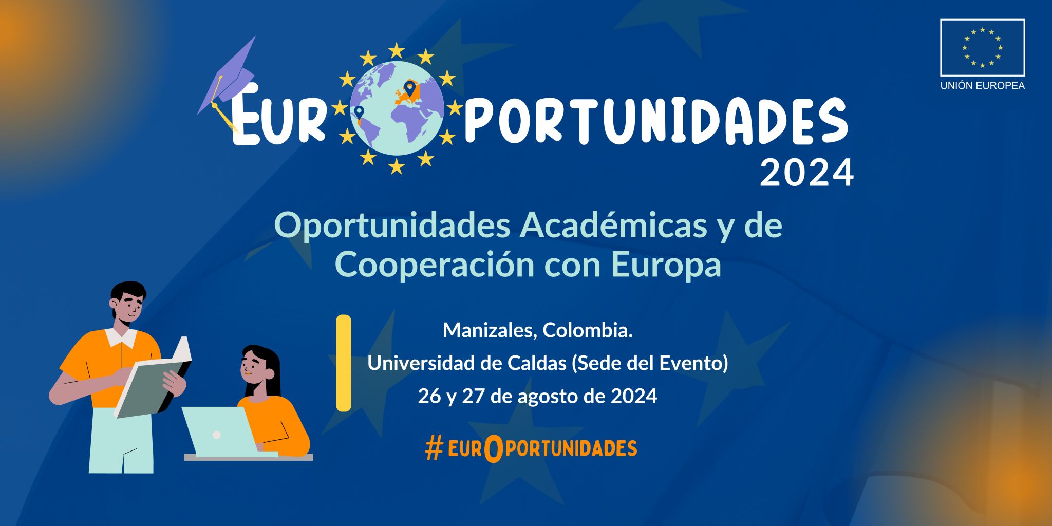 Banner of the 2024 version of Europortunidades