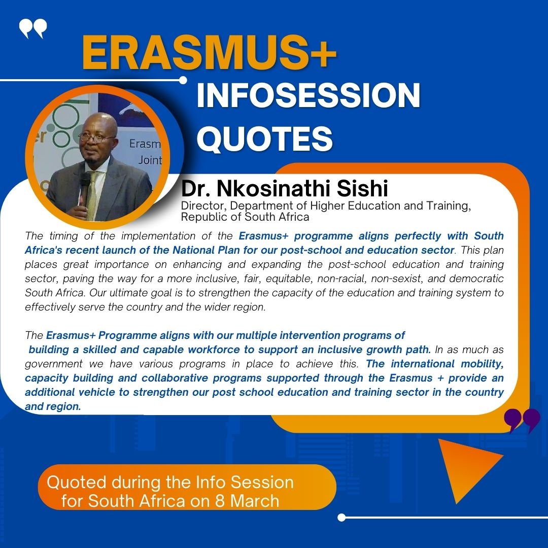 Erasmus+ South Africa Info Session